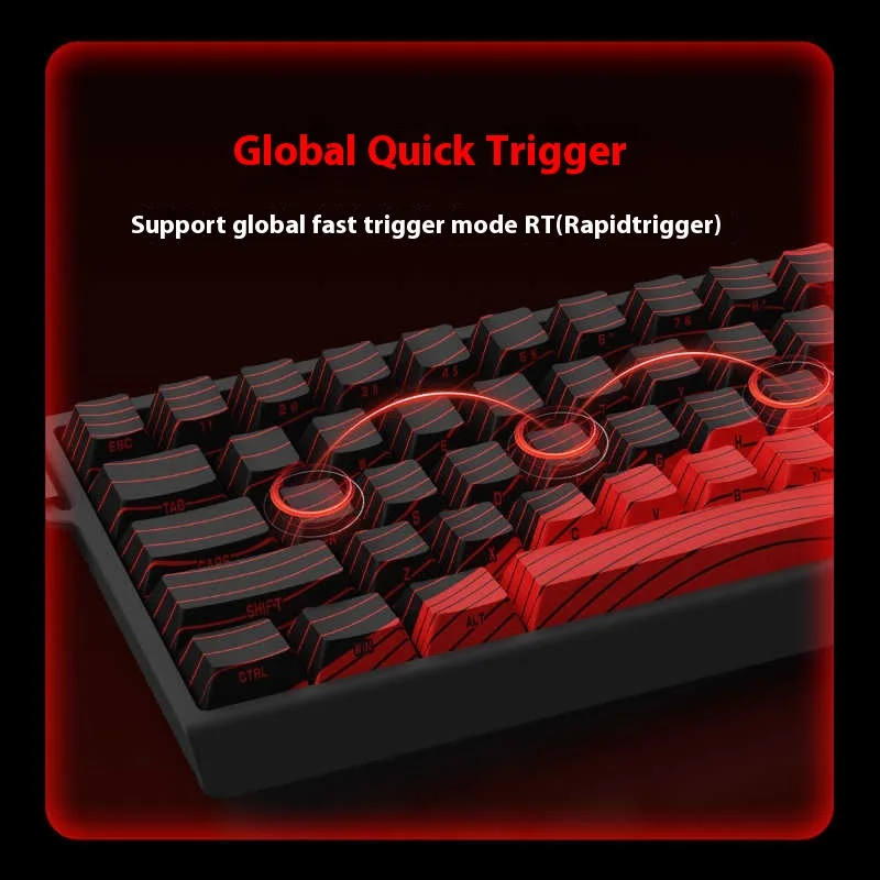 Original FGG MADLIONS MAD60 MAD68 Keyboard Customized E-sport Magnetic Switch for Gaming 0.04RT 8K Polling Rate 0.125ms Latency image 3