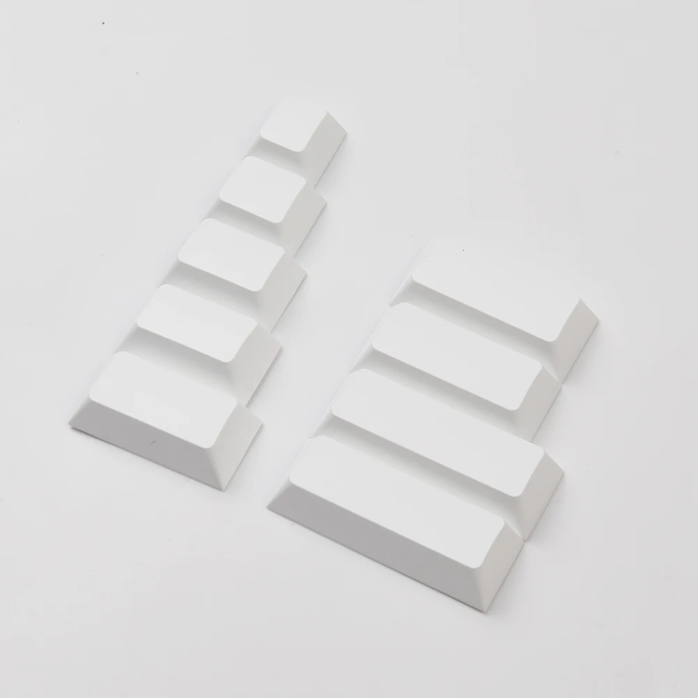 Keycaps PBT barra espaciadora dividida multicolor para teclado mecánico