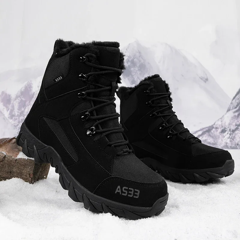 New Men Tactical Boots Desert High Quality Work Ankle Hiking Shoe Lace Up Outdoor Male Brand Climbing Shoe Army Boot Waterproof