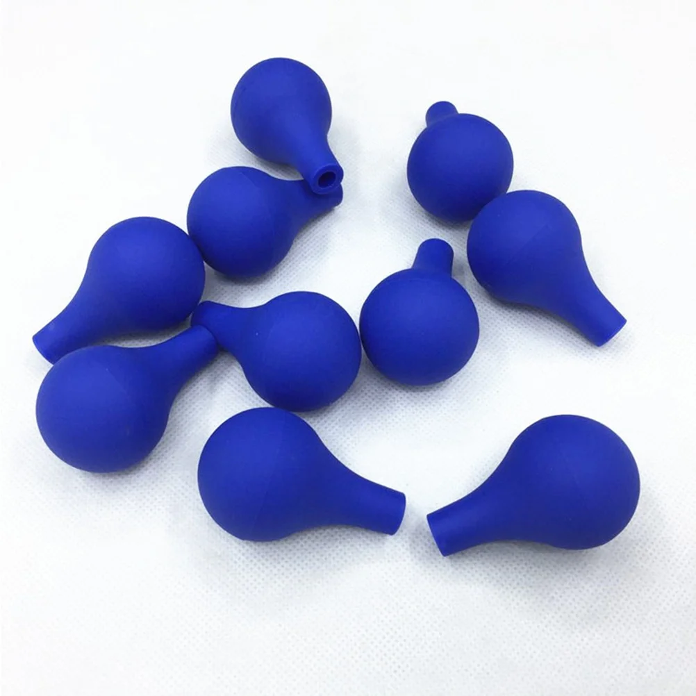 

10pcs Silicone Silicone Cap Replacement For Graduated Dropper Cap Graduated Supplies Tube Pipette Blue