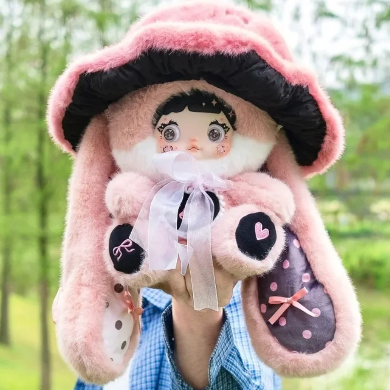 

Nommi 400% Mushroom Hat Series Blind Box Cute 400% Nommi V2 Bunny Mystery Box Kawaii Anime Doll Surprise Bag Gift Toys