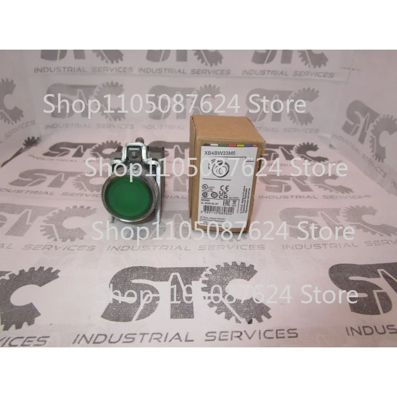 FF  XB4BW33M5 For  SCHNEIDER Green Illuminated LED PushButton Harmony 22mm FAST SHIPPING