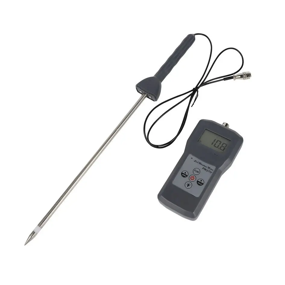 

2024 PMS710 Soil Moisture Meter Digital Soil Moisture Analyzer Test River Sand Soil Cement Land plater Sensor Tool 0-50% Range