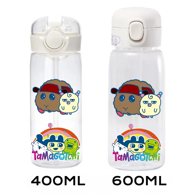 400ML-600ML Spiel Haustier Tamagotchi Mametchi Kuchipatchi Milkchi Mimitchi Momotchi Plastik Wasser Tasse Trinkflasche Schule Gourde