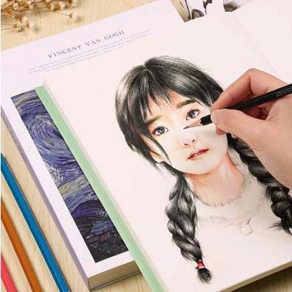 

Professional 128 Sheets Stationery Hand Painted Drawing Sketch Painting Sketchbook Graffiti Sketch Book Notebook Sketch Paper