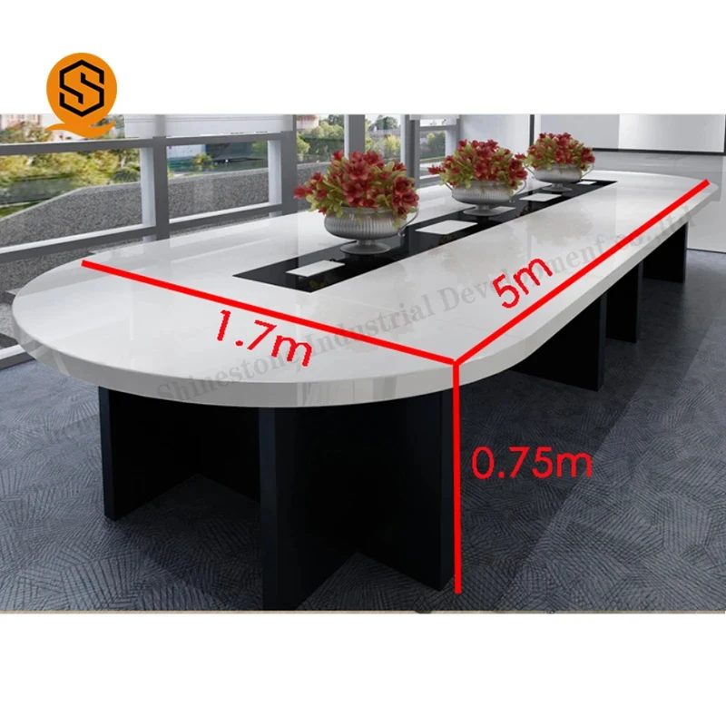 custom.Black Gloss Conference Room Table Modern Design Office Round Conference Tables