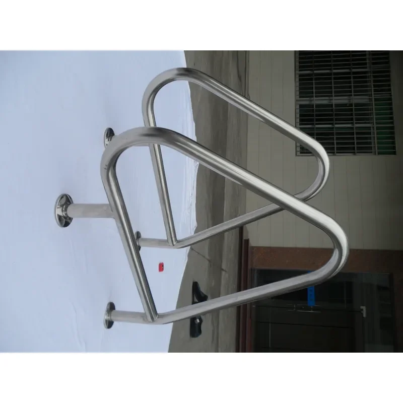 304 Stainless Steel Pool Handrail Heavy Duty Durable Swimming Pool Safety Grab Bar Easy Installation Wall Mounted Ladder