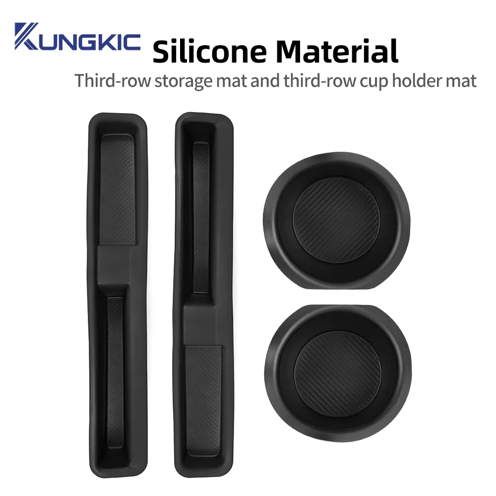 Removable Storage/Water Cup Holder Silicone Mat For Ford Explorer 2020 2021 2022 2023 2024 2025