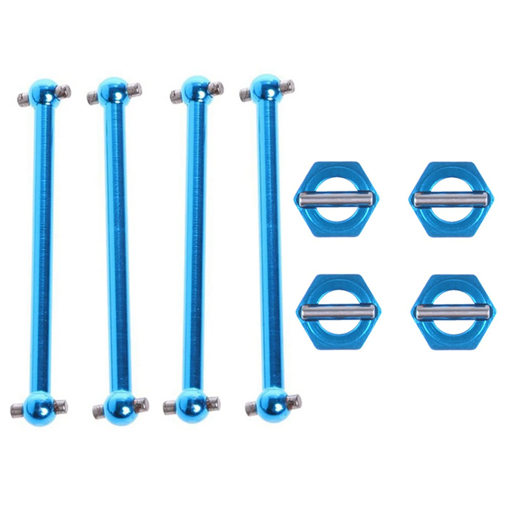 

B78B-4Pcs For Wltoys A979 F/R Metal Dogbone A959-07 & 1Set A949-11 Aluminum Hexagon Wheel Hex Seat Mount Hub Pins 7Mm