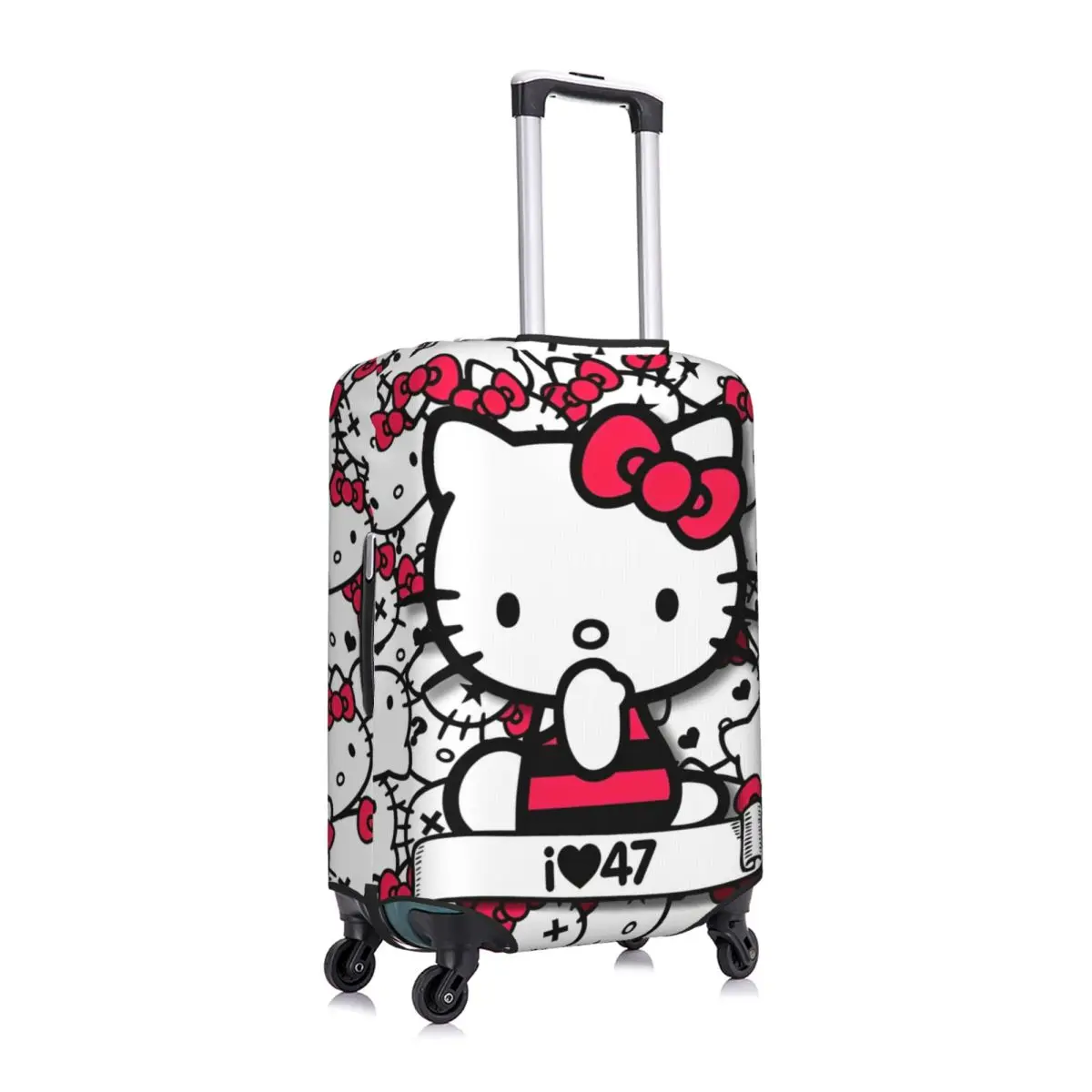 Hello kitty MINISO Suitcase Cover Holiday Practical Luggage Supplies Travel Protector