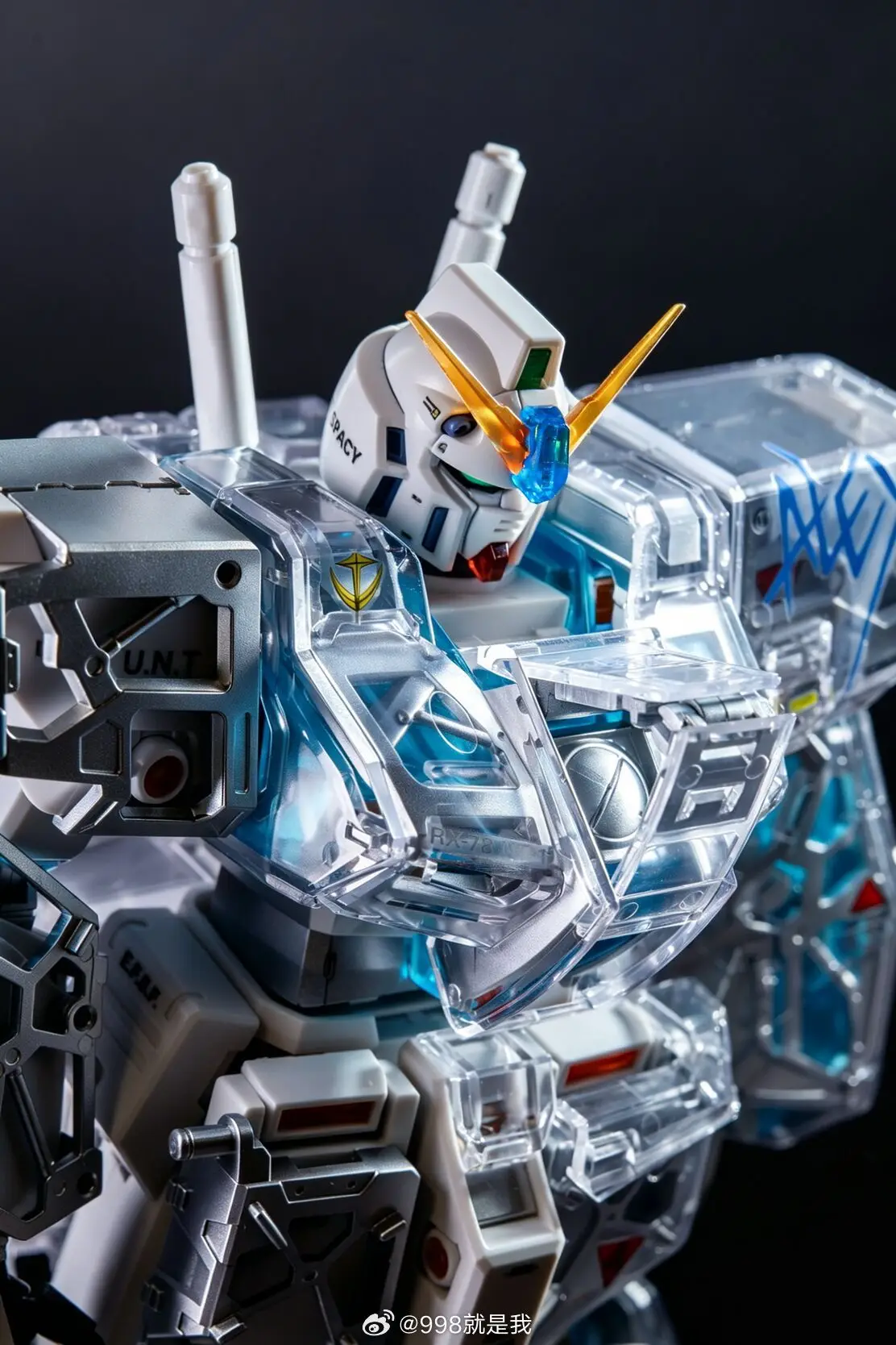 MG NT-1 クリアVer.【一鳴模型/YIMING MODEL】1/100 YIMING MODEL YM-001 MG 1/100 RX-78 NT-1 Full Armor Equipment Pure
