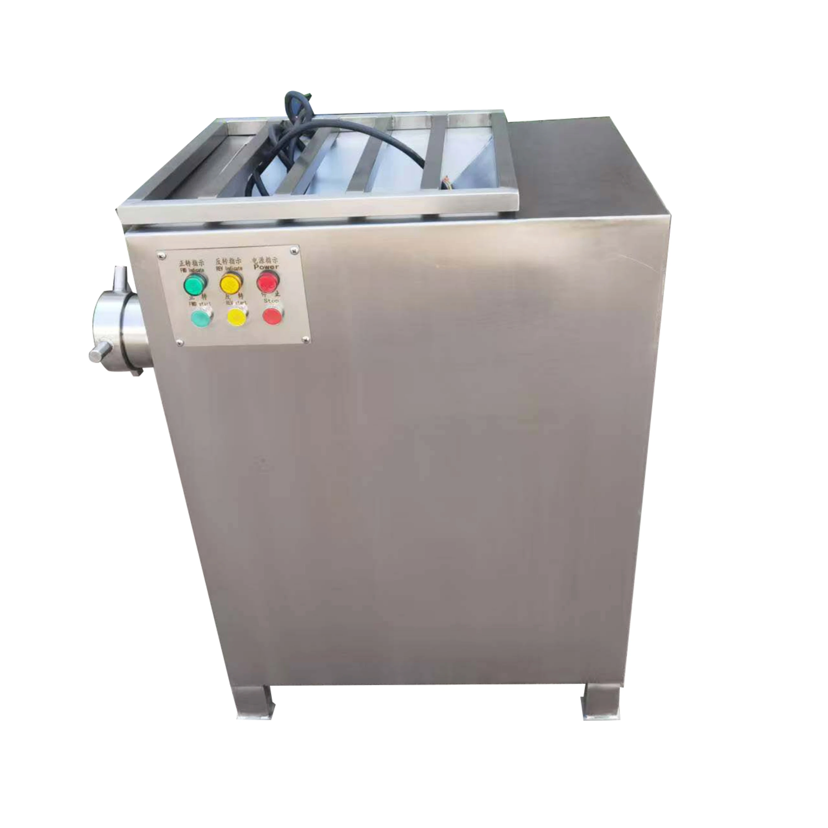 Electric Industrial Commercial Fish Sausage Meat Chopper Machine Grinder Meat Mincer for Meat Processing Machines Good Price
