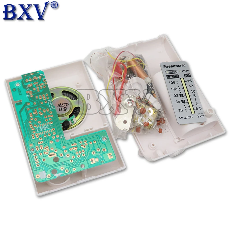 CF210SP CF2102 Radio Parts AM/FM Stereo Radio Kit DIY Electronic Assemble Set Kit For Learner July DropShip DIY Laboratory