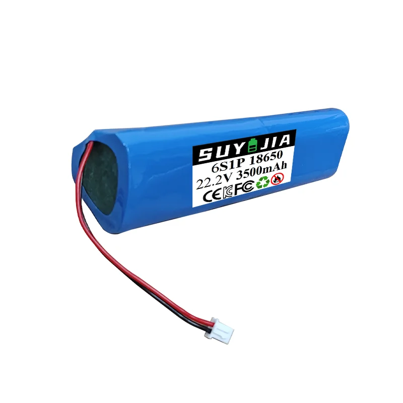 22.2V 2600mAh  3000mAh 3500mAh Li-ion Rechargeable Battery Pack for Phoenix A1 Massage Gun Fascia Gun with BMS DIY Install