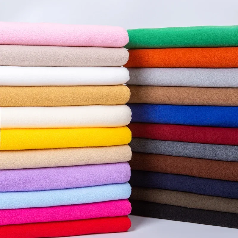 Polar Fleece Fabric Thicken Keep Warm Lining Clothing Fabric Polyester Material Cloth Per Meter Apparel Sewing Diy