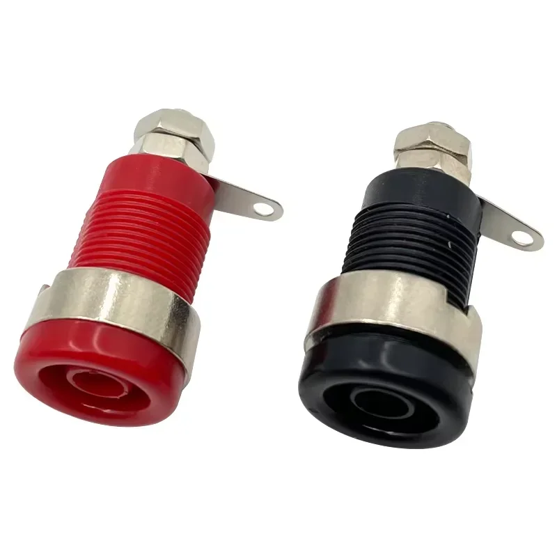 20PCS 4mm Banana Plug Socket 32A 5 Colors Female Jack, Insulated Binding Post Connector for Arduino PCB/Electrical Projects