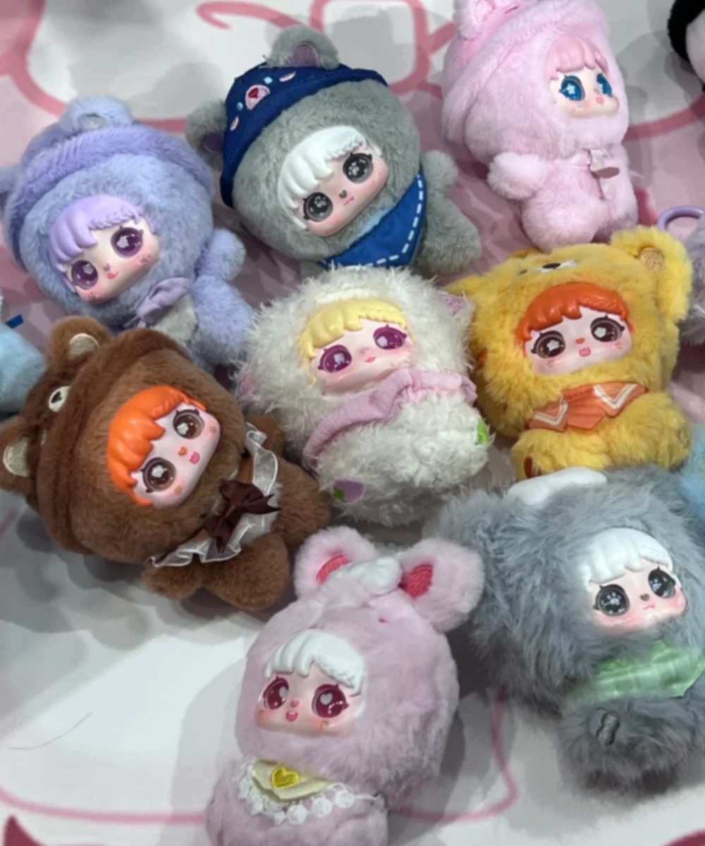 

Для Sanmi Rabbit Little Treasure Hand In Hand Series слепая коробка рюкзак Kawaii кукла кулон брелок украшение загадочная коробка G