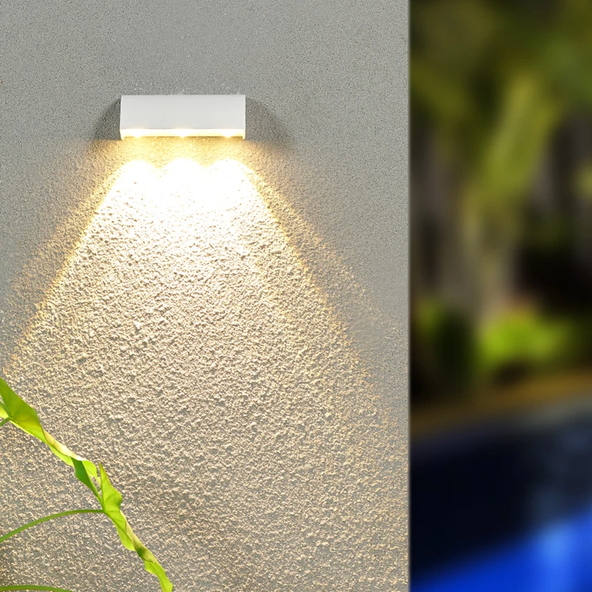 6W Outdoor Waterproof Wall Lights Down Wall Sconce For Outdoor Indoor Porch Garden Patio Terrace Livingroom Decor Lighting AU77