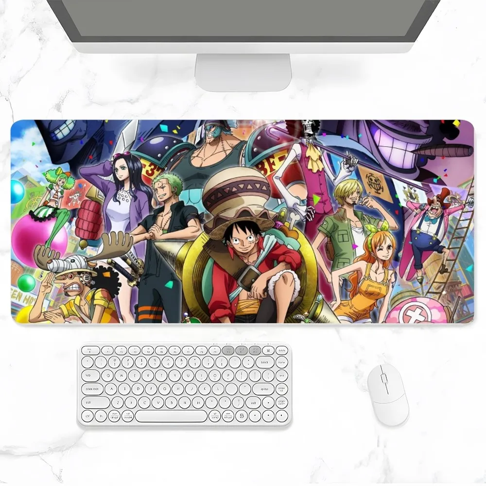 Anime O-One Pieces Mouse Pad Gamer Pc Gaming Accessories Rubber Mat XXL Deskmat Mats Keyboard Cabinet Mause Laptops