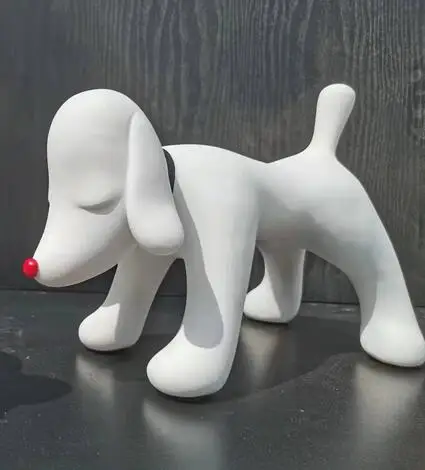 

Nara Meizhi sleepwalking dog home modern simplicity and abstraction Ornaments Modern simple and abstract car decoration sculptu