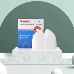 Y-Kelin Denture Adhesive Cushion 30แผ่น/แพ็คธรรมชาติ Strong Hold Comfort Cushions