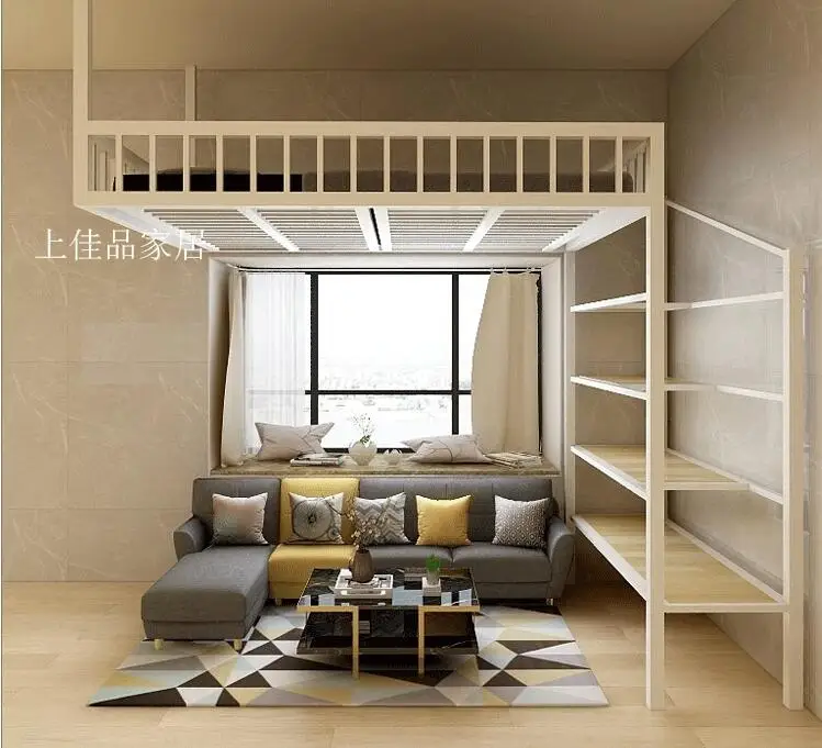 European style hanging small loft loft loft bed hammock