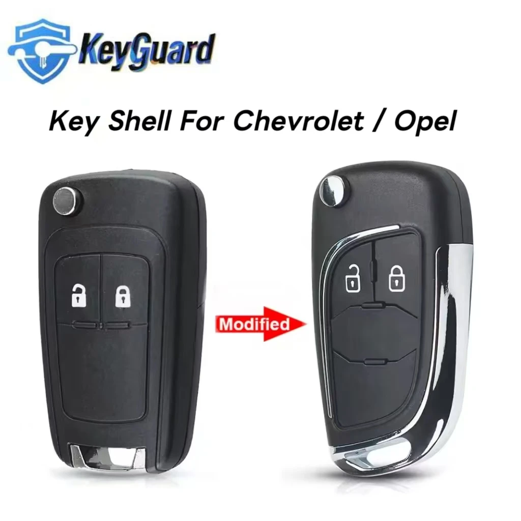 

Keyguard Modified Car Key Shell For Chevrolet Cruze for OPEL Insignia Astra Zafira Mokka Agila Corsa Meriva Signum Tigra Mando