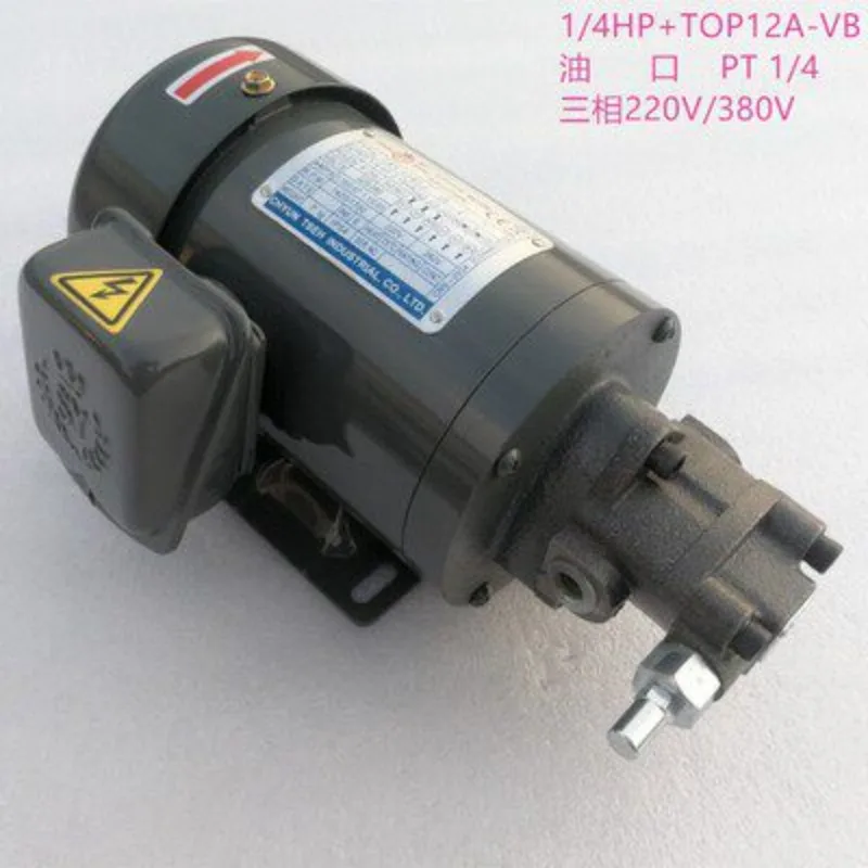 SY single-phase 220V oil pump motor TOP-12A/13A triangular cycloid pump