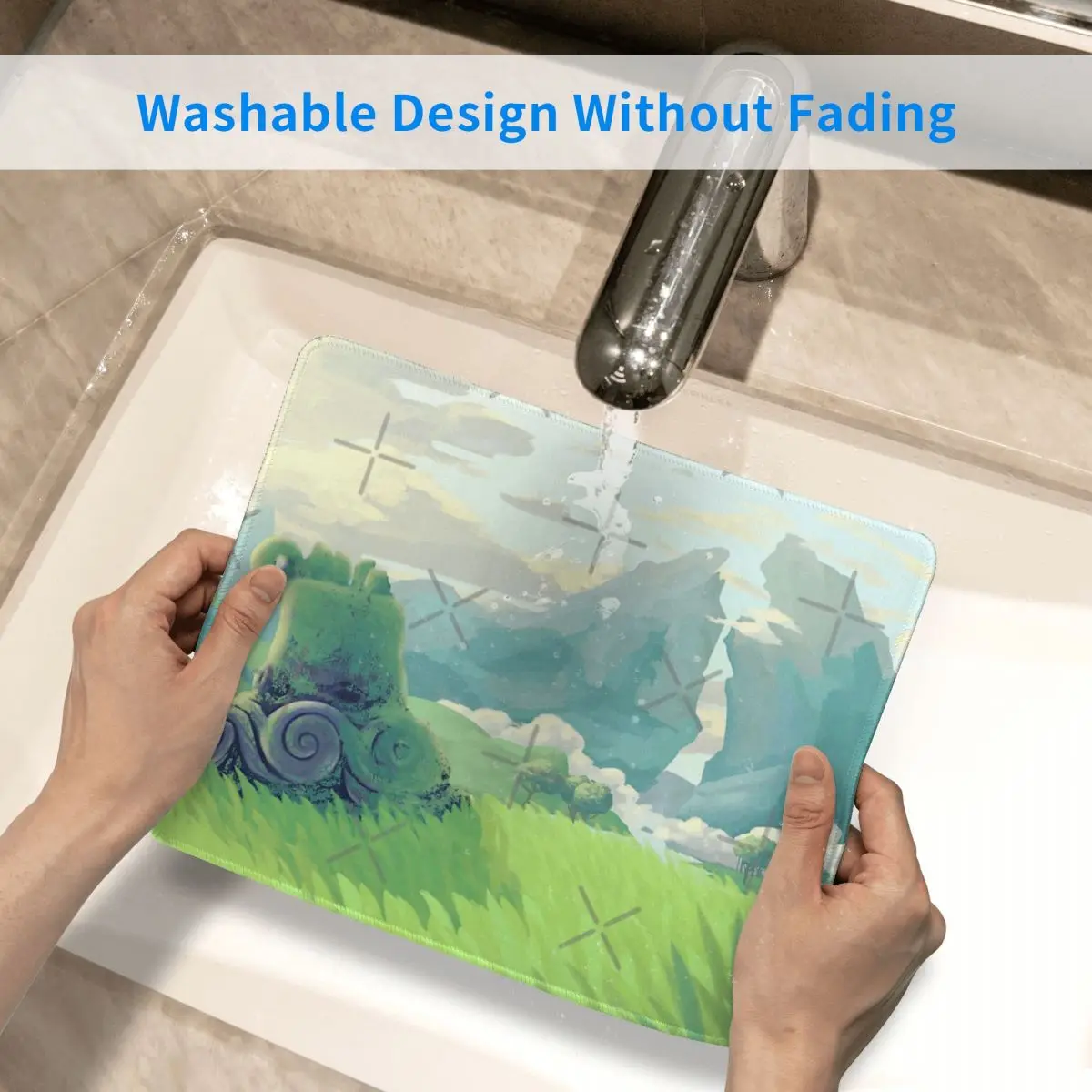 Almofadas de teclado de borracha Dueling Peaks