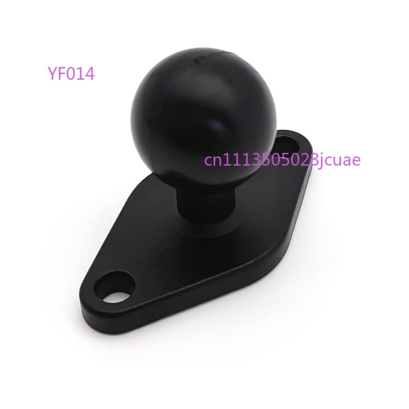 25mm Rhombus Aluminum Alloy Universal Ball Head Bracket Base 1 Inch Industrial Mount Holder