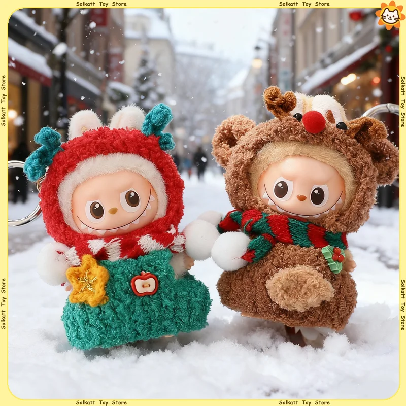 

Зимняя модная одежда для мини-лабу, вязаные брюки на бретелях, милый лось, мышь, слон, поросенок, хлопок, вязаный крючком, мягкий теплый наряд, сменный