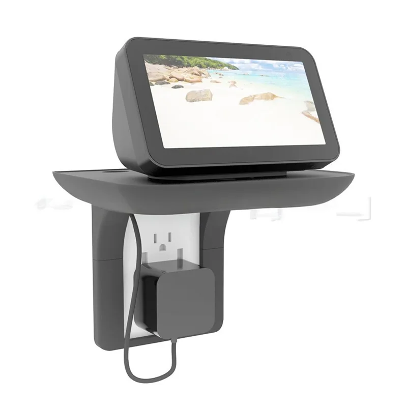 حامل حائط AA84 لـ Echo Show 5 وEcho Show 8، حامل مكبر الصوت، ملحقات سماعات ذكية دوارة قابلة للتعديل