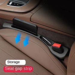 Car Seat Gap Filling Storage Pocket Leak Proof Plug Sealing Strip For Peugeot 3008 5008 GT Hybrid 2016~2023 Interior Accessories