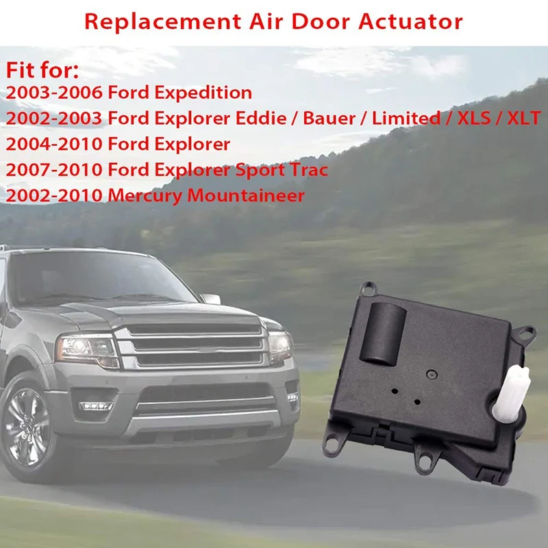 HVAC Heater Blend Door Actuator 604-209 YH-1744 1L2H19E616CD For 2002-2010 Ford Explorer,2003-2006 Ford Expedition For 2002-2010