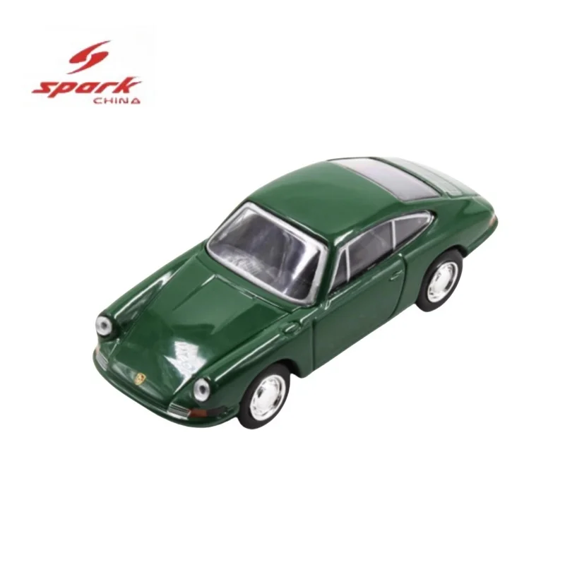 

Spark 1/64 Porsche 901 Green diecast alloy simulation model, children's collection of decorative toys, holiday gifts for friends