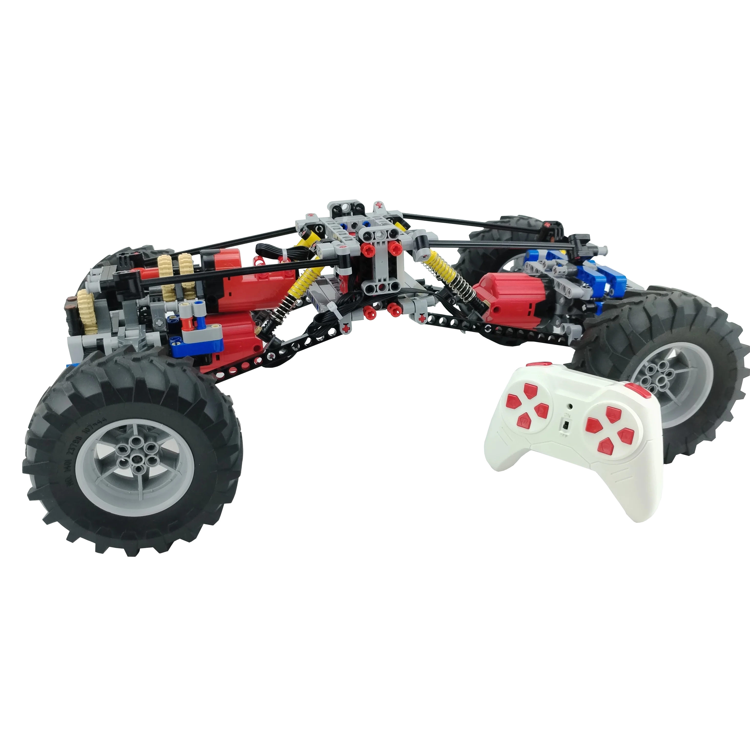 Technical Electric building block RC Off-road Vehicle Metal Cross Pin Joint MOC Professional Suspension Adult Kids Toys