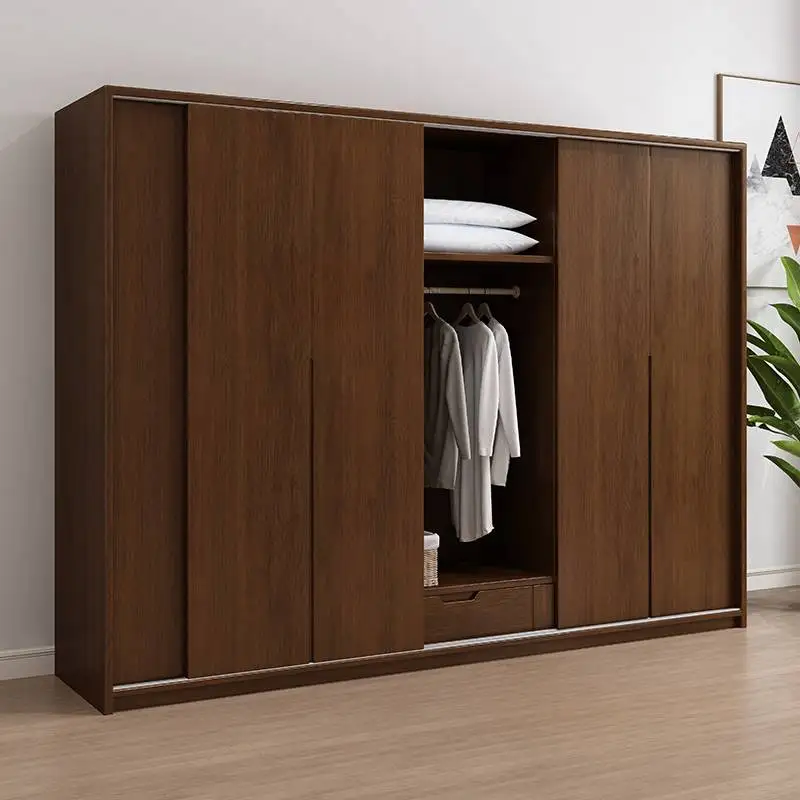 

Elegant Organiser Wardrobes Wood Sliding Doors Storage Living Room Wardrobe Luxury Home Wooden Kleiderschrank Bedroom Furniture