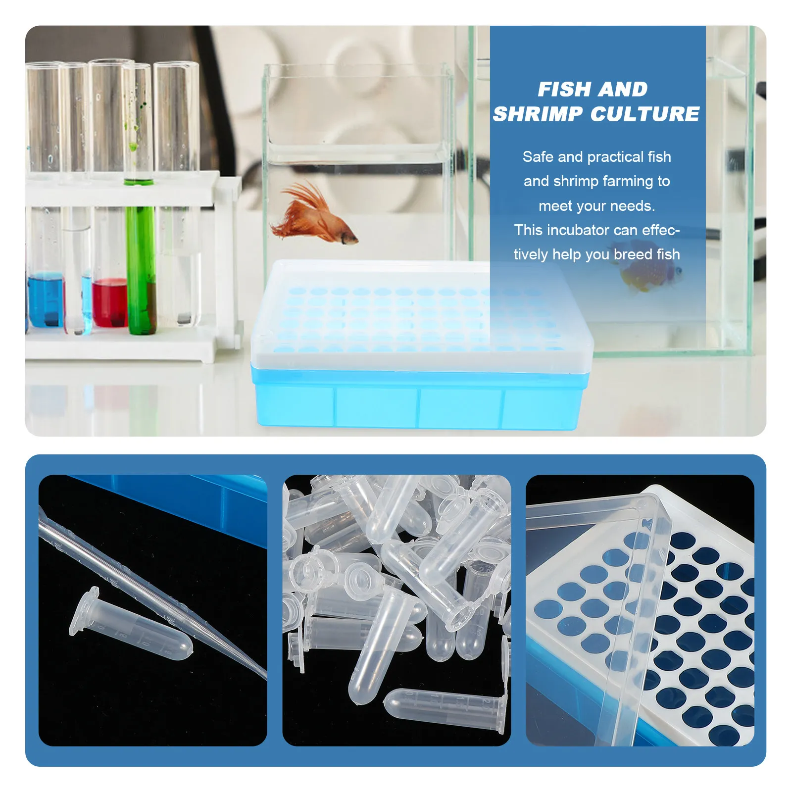 

Набор для инкубации яиц артемии: инкубатор, аксессуары для выращивания, контейнер для сбора, прочный и практичный комплект для разведения креветок