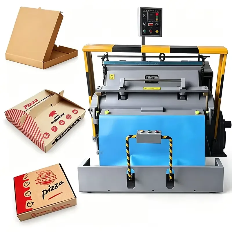 CE Certificate ML930 Manual Die Cutting and Creasing Machine Pizza Box Die Cutting Machine Manual Clamshell Die Cutter