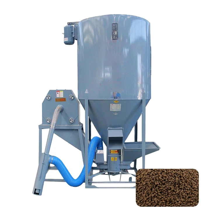 Máquina de mistura vertical industrial do moedor da alimentação do frango misturador do triturador da alimentação da aves do gado
