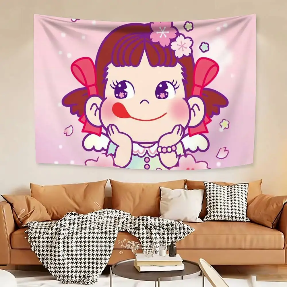 

Milky Peko Chan Flag Digital Printing Banner for Garage Wall Out Door Decoration
