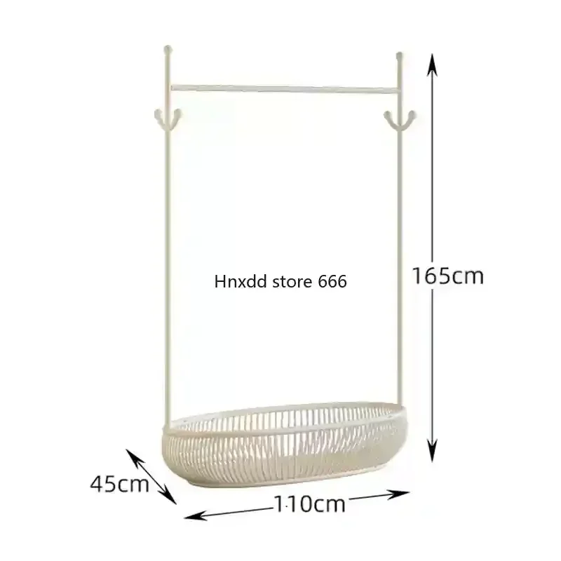 Light luxury creative large-capacity coat rack personalized floor-to-ceiling home