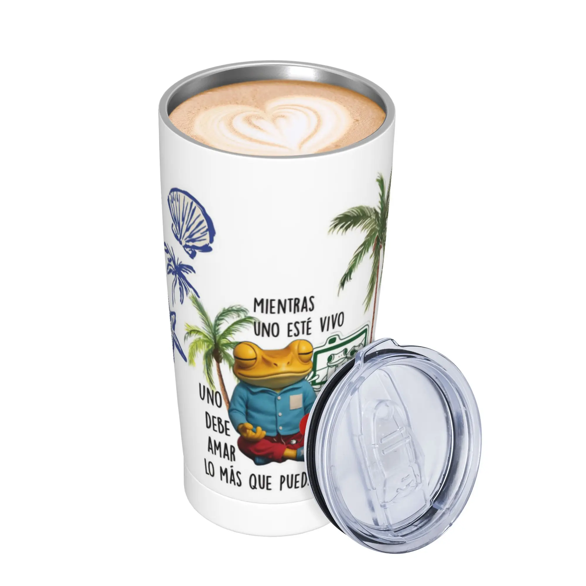 Bad Bunny DTMF Tour 2026 Tumbler Vacuum Insulated  Thermal Cup Vacuum Flask Double Wall Mugs Water Bottle 20oz