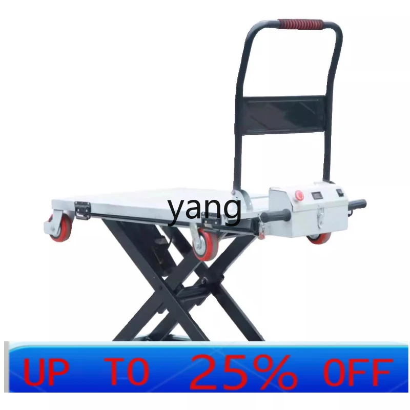 

LTT electric truck hand push mobile scissor folding hydraulic lift truck truck lifting platform