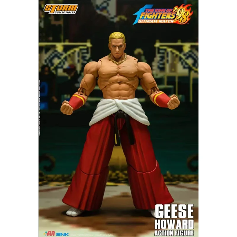 Original Storm Toys GEESE HOWARD The King Of Fighters 98 PVC In Stock Anime Action Figures Model Toys