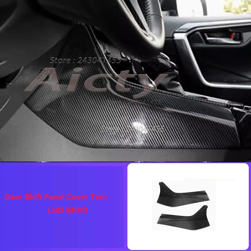 For Toyota RAV4 RAV 4 XA50 2019-2024 abs Interior Car Center Console Gear Shift Panel strip Cover Trim Auto Styling Accessories