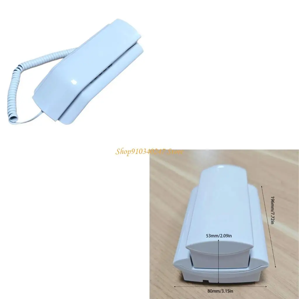 Q22A Wall Phone Wall Mount Telephone Desktop Corded Landline Phone Fixed Telephone