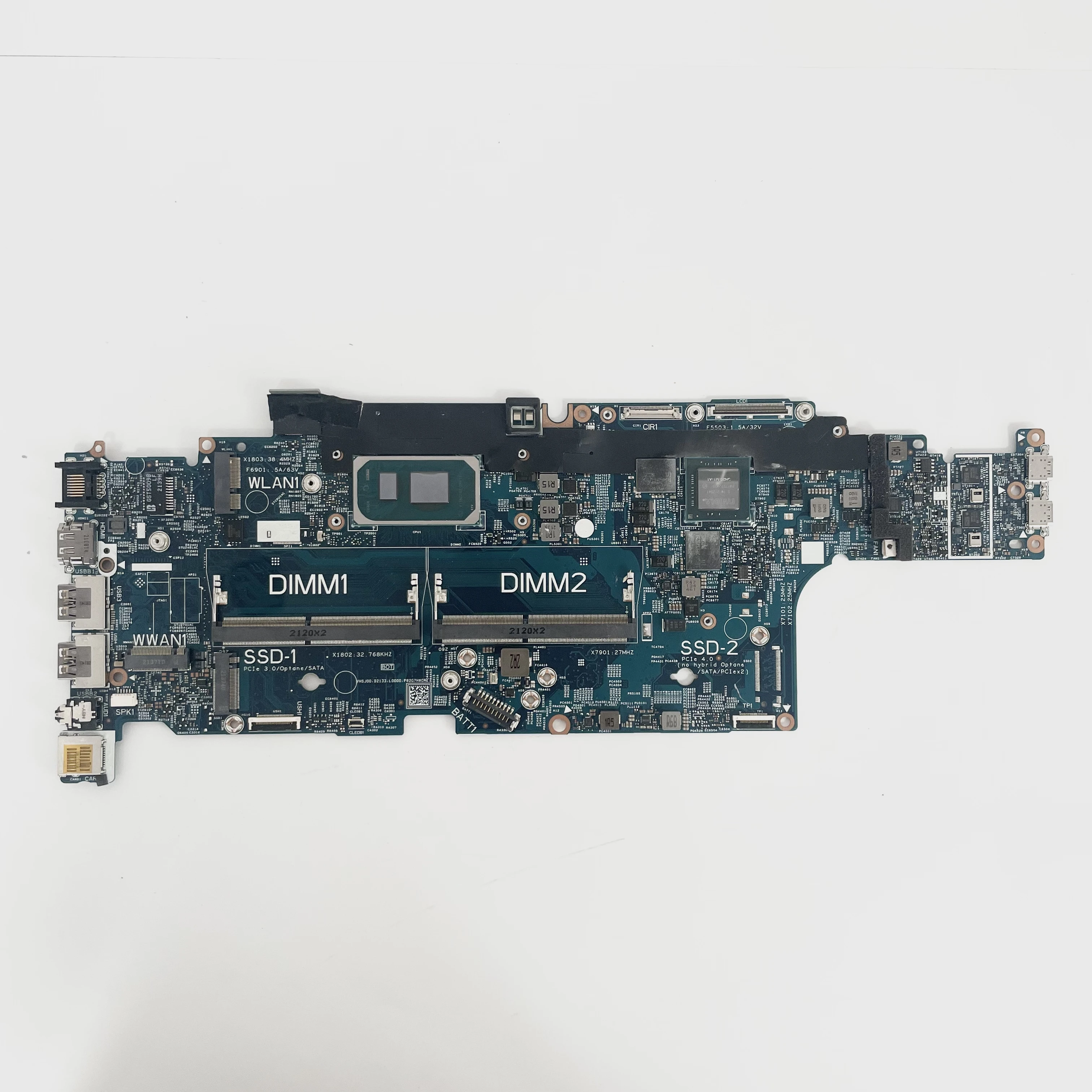 19819-1 Mainboard For Dell Latitude 5520 3560 Precision 3560 Laptop Motherboard CPU: I5 I7 GPU 2GB 100% Test OK