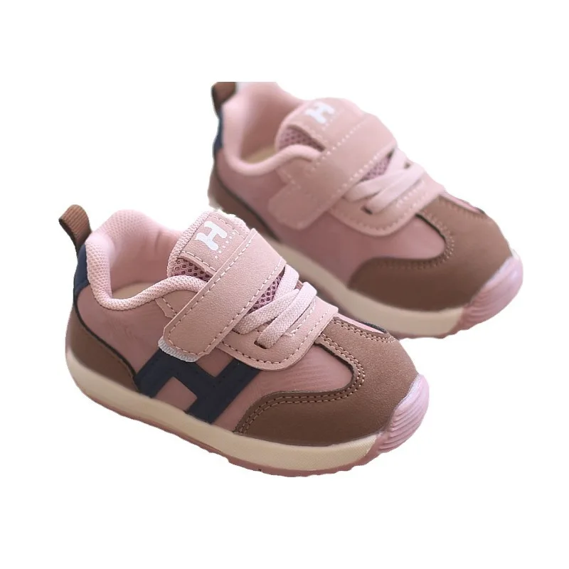 2024 New Soft Sole Toddler First Walkers Baby Boys and Girls Sport Shoes Kids Outdoor Shoes for 0-3Years Anti-slip Baby Shoes