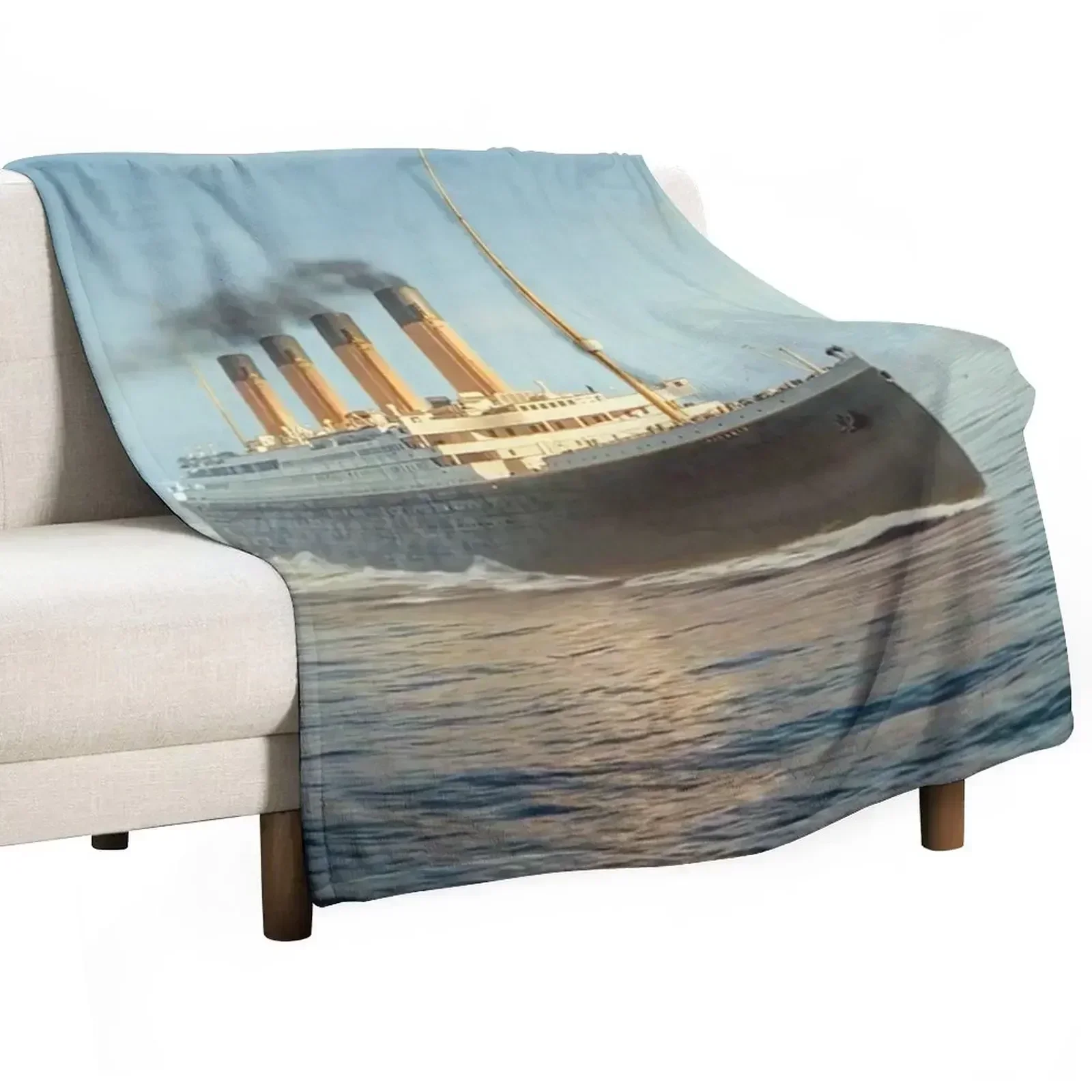 

The RMS Titanic Throw Blanket Blankets For Sofas Tourist Sofa Throw Blankets